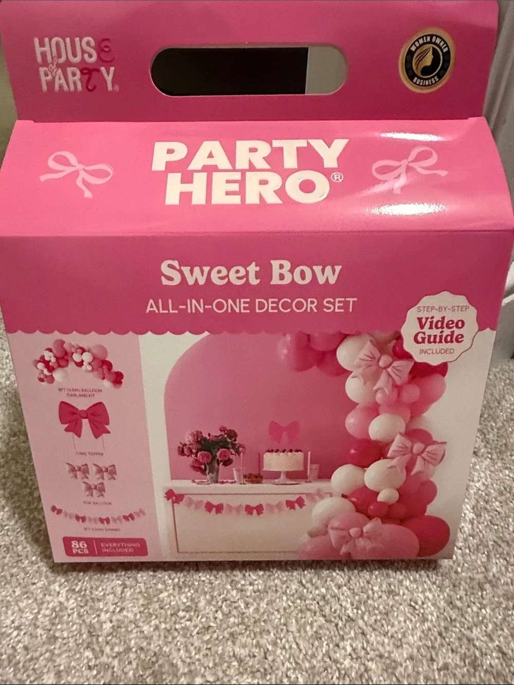 New Sweet Bow All-In-One Decor Set